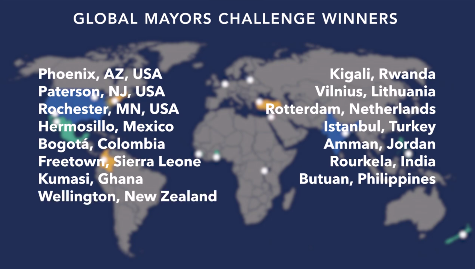 Bogotá wins Bloomberg Philanthropies Global Mayors Challenge