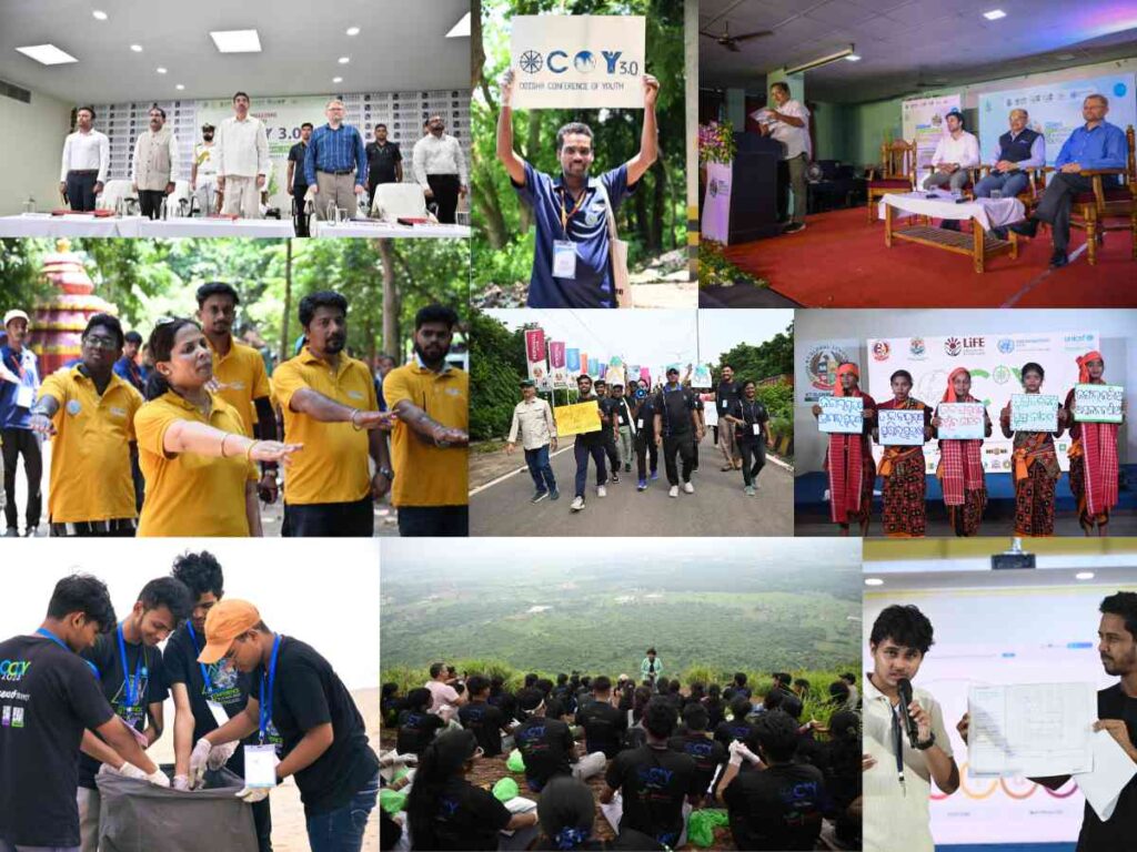 OCOY, Odisha climate action, youth climate movement, Youth4Water Plus, Mission 30 by 30, ASBM University, sustainable development, green skills, youth leadership, climate resilience, Odisha youth, climate revolution, UNICEF Odisha, WASH, Mrinal Chatterjee, OdishaPlus