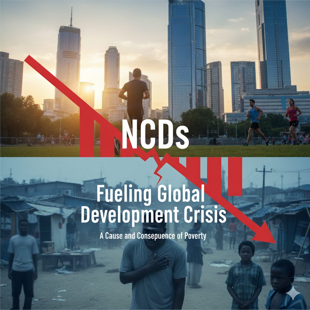 NCD crisis, global health, noncommunicable diseases, NCD Alliance, public health crisis, health inequality, global development, chronic diseases, Nilambar Rath, IFI Foundation, OdishaLIVE, economic impact of NCDs, health policy, WHO NCDs, global health equity