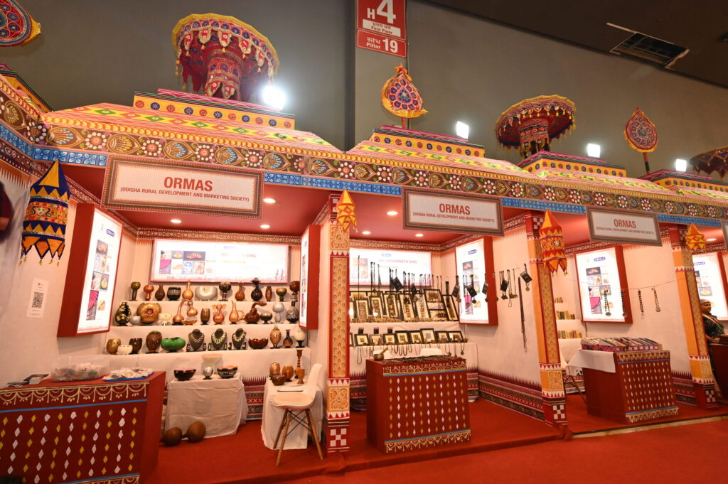 Odisha IITF 2025, Odisha Pavilion, Bharat Mandapam, India International Trade Fair, Odisha culture, Odisha crafts, Odisha tribal products, Koraput Coffee, OMFED, Odisha tourism, Odisha development, Odisha heritage, Ek Bharat Shresth Bharat, Odisha artisans, IITF New Delhi