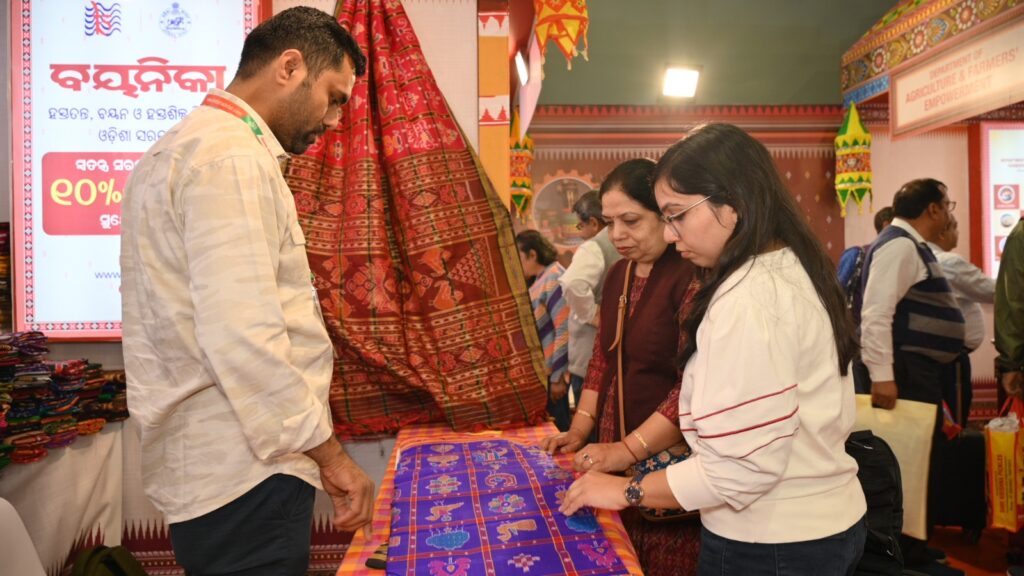 Odisha IITF 2025, Odisha Pavilion, Bharat Mandapam, India International Trade Fair, Odisha culture, Odisha crafts, Odisha tribal products, Koraput Coffee, OMFED, Odisha tourism, Odisha development, Odisha heritage, Ek Bharat Shresth Bharat, Odisha artisans, IITF New Delhi