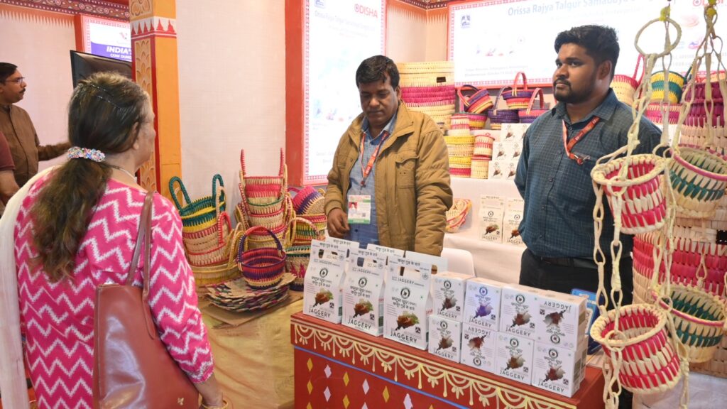 Odisha IITF 2025, Odisha Pavilion, Bharat Mandapam, India International Trade Fair, Odisha culture, Odisha crafts, Odisha tribal products, Koraput Coffee, OMFED, Odisha tourism, Odisha development, Odisha heritage, Ek Bharat Shresth Bharat, Odisha artisans, IITF New Delhi