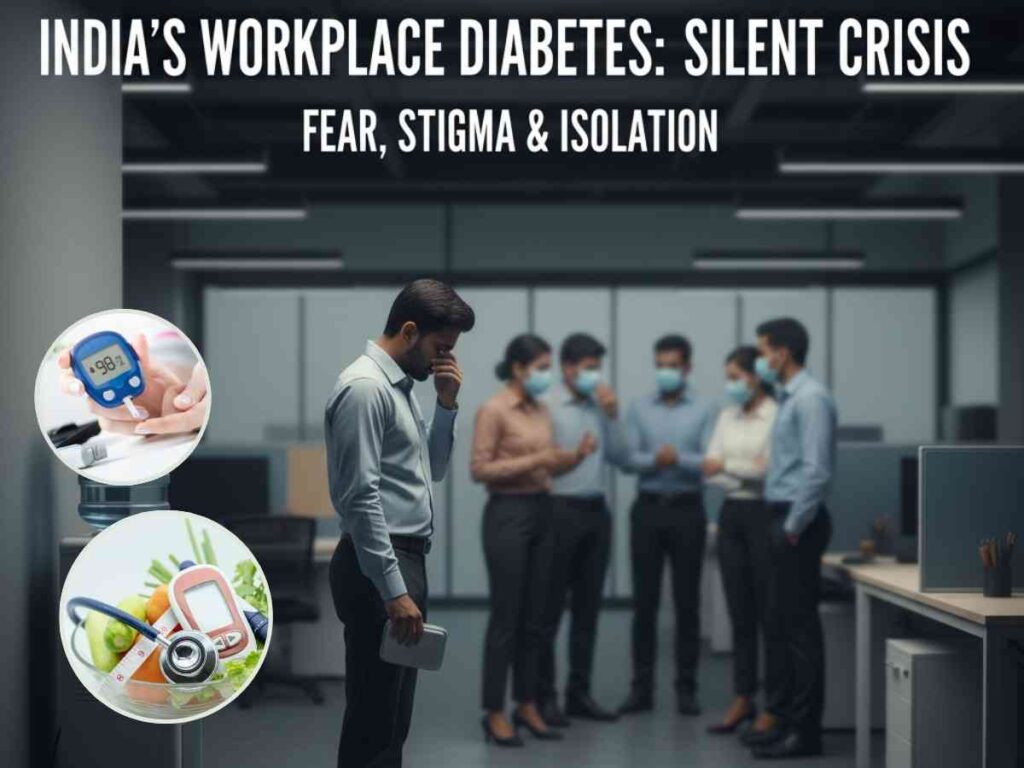 diabetes stigma india, workplace discrimination diabetes, IDF global study 2025, India diabetes workforce, World Diabetes Day 2025, employee health rights, diabetes awareness, workplace mental health, chronic illness support, India workplace policies