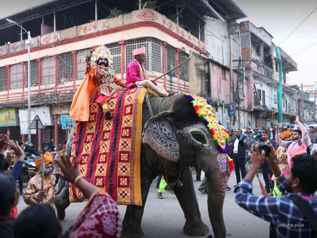 Bargarh Dhanuyatra, world’s largest open-air theatre, Odisha culture, Krishna Kansa Leela, Sambalpuri tradition, living myth festival, Bargarh festival, Odisha art and culture, community theatre India, Dhanuyatra history