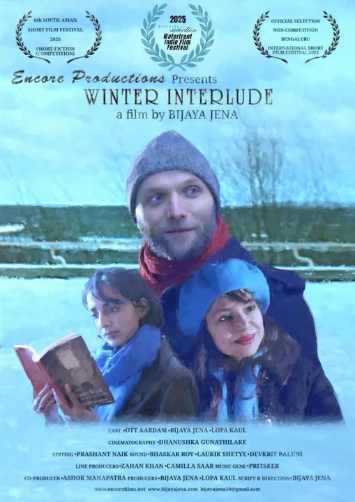 Winter Interlude, Bijaya Jena, Indian short films, Estonia filming locations, Gene Pritsker music, Lopa Jena Kaul, migration and identity, COVID-19 in cinema, film review.