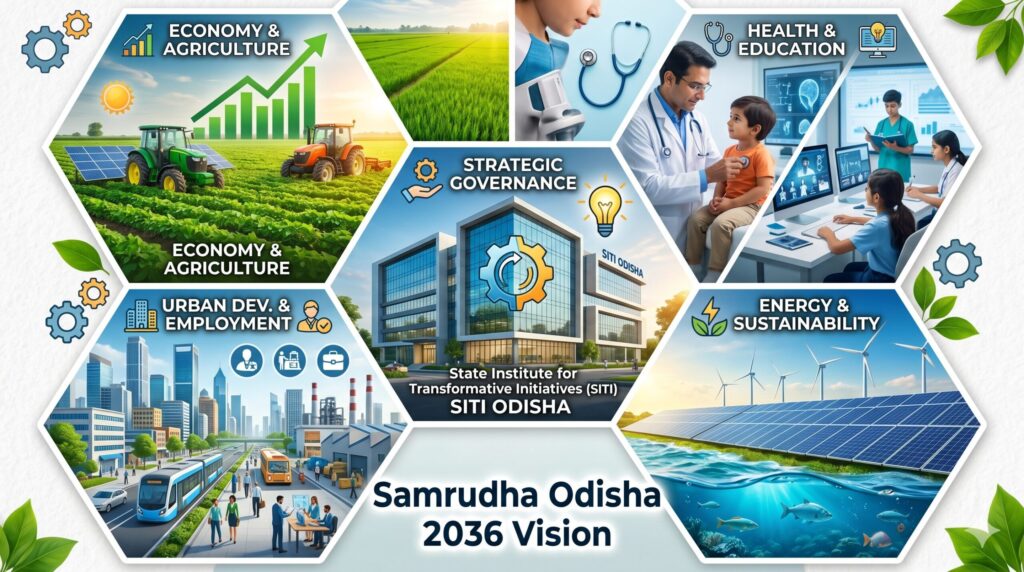 Odisha SITI, State Institute for Transformative Initiatives, Odisha Planning Board, Samrudha Odisha 2036, Bhaskar Parichha, governance reform, NITI Aayog Odisha, evidence-based policy, Odisha development roadmap, strategic governance.