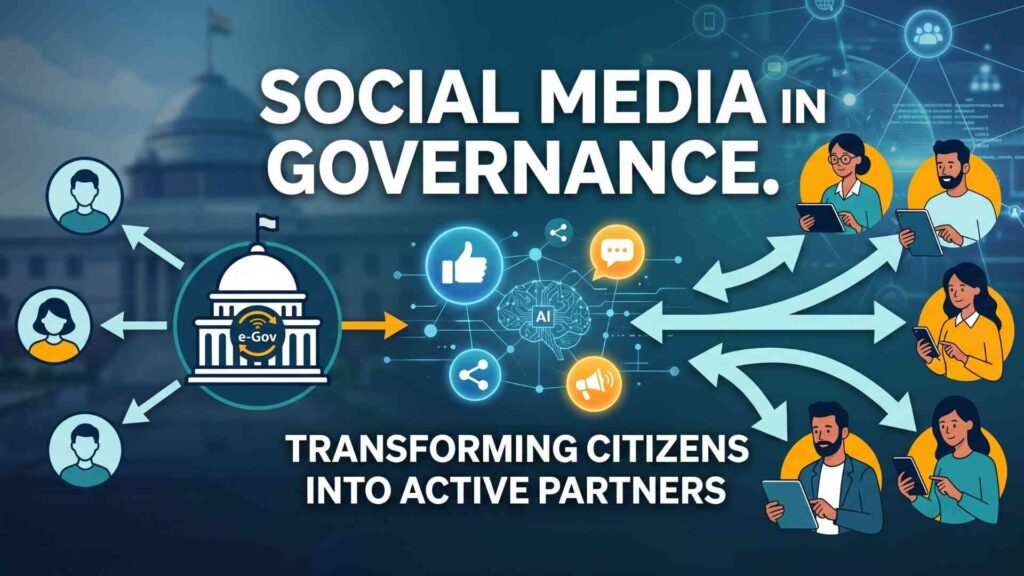 Social media in governance, Digital era public administration, AI in government communication, Nilambar Rath, e-governance strategies, social media for civil servants, public service storytelling, Odisha governance, digital noticeboard, 10 pillars of social media.