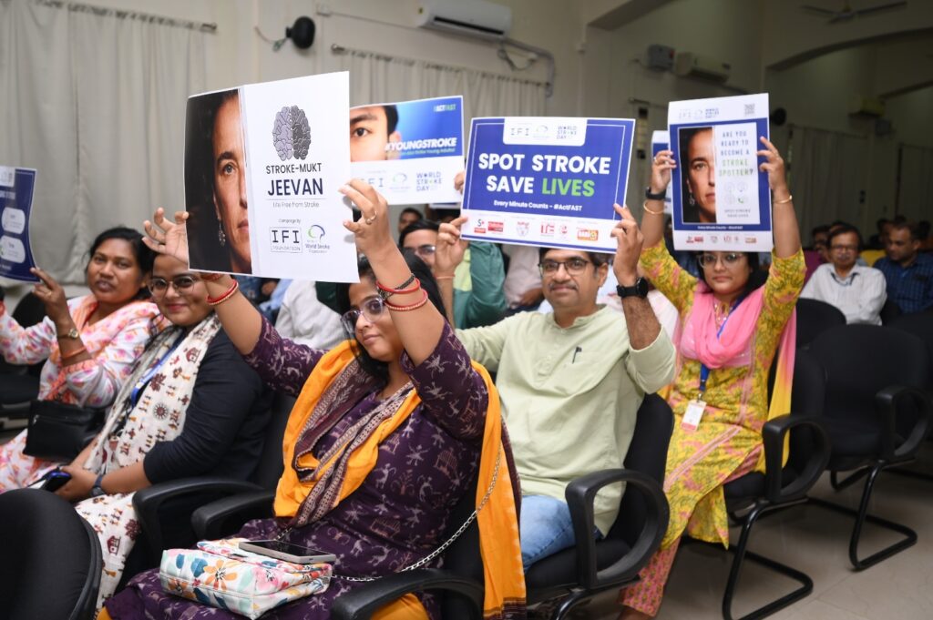IFI Foundation, Brain Stroke Awareness, WSO Award, Spot Stroke Save Lives, #ActFAST, Stroke Prevention, Public Health Campaign, World Stroke Organisation, Stroke Symptoms, Emergency Response