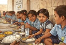 Mid-Day-Meal_Odisha_School_OdishaPlus_AI-Image_May_2026_Rabindra Kumar Nayak_PM POSHAN_Nutrition