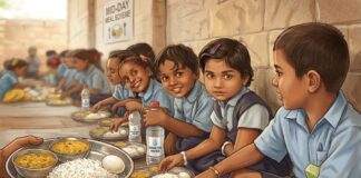 Mid-Day-Meal_Odisha_School_OdishaPlus_AI-Image_May_2026_Rabindra Kumar Nayak_PM POSHAN_Nutrition