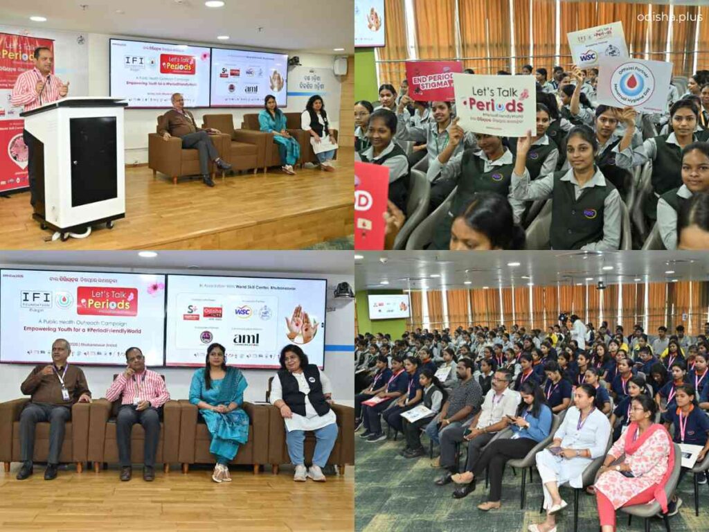 Let’s Talk Periods, World Skill Center, menstrual health awareness, Menstrual Hygiene Day 2026, Odisha menstrual awareness, period-friendly world, WSC Bhubaneswar, IFI Foundation, youth awareness programme, menstrual hygiene Odisha