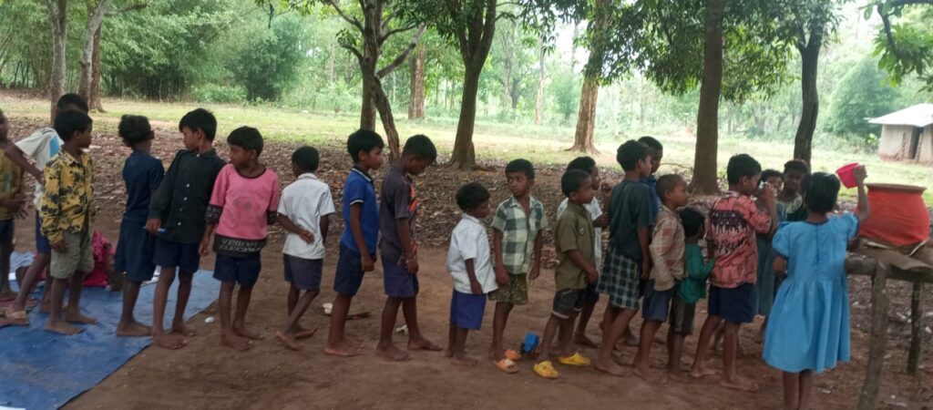 Odisha tribal children, Mayurbhanj education, Water Bell initiative, climate change and education, Sikshasandhan, CRY India, summer heatwave impact, community learning centers, student hydration, rural development Odisha