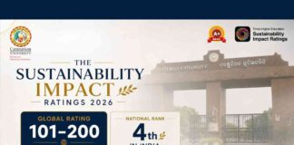 Centurion University Enters Global Top 200, Ranks 4th Nationally in THE Sustainability Impact Rankings 2026