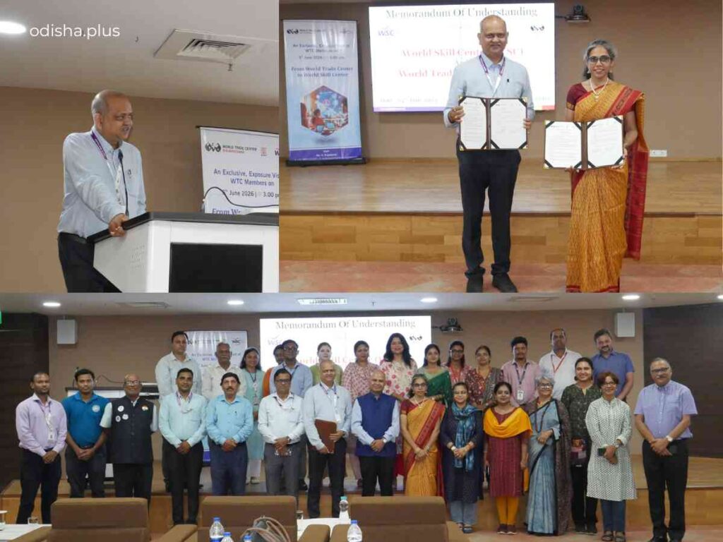 World Skill Center, WSC Bhubaneswar, World Trade Center Bhubaneswar, WTC Bhubaneswar, MoU signing, skill development Odisha, global opportunities for youth, international internships, apprenticeships, workforce development, employability skills, Odisha youth, global careers, international trade ecosystem, industry partnership, skill exchange programmes, Government of Odisha, skilled professionals, workforce excellence, career opportunities, technical education Odisha, global industry engagement, World Trade Centers Association, WTCA, Odisha employment
