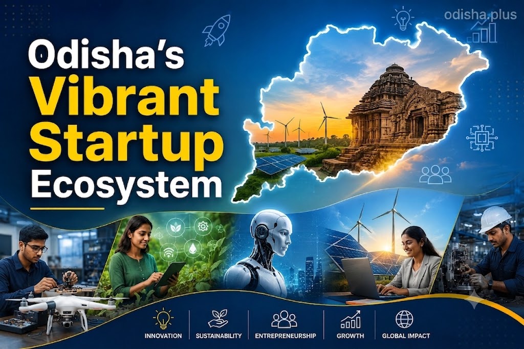 Odisha startup ecosystem, Startup Odisha, economic growth, climate tech, clean energy, artificial intelligence, deep-tech startups, MSME Department Odisha, entrepreneurship, sustainable development.