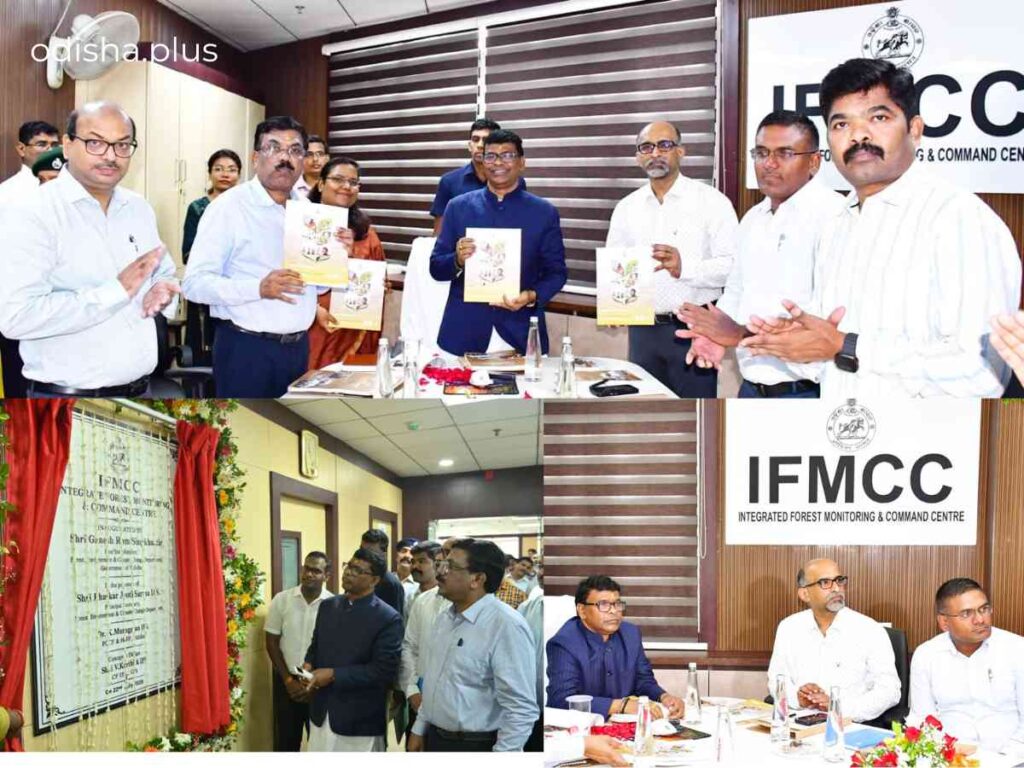 Integrated Forest Monitoring & Command Centre, IFMCC, Odisha Forest Department, forest governance, digital forest monitoring, GIS analytics, satellite monitoring, Odisha forestry, wildlife protection, forest conservation, OFMS Version II, CA Land Bank, Aranya Bhawan, sustainable forestry, Odisha Environment Department