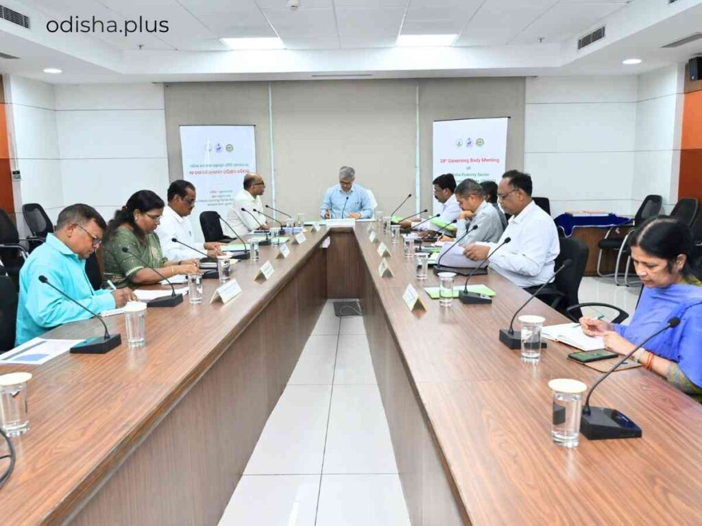 OFSDS Governing Body Meeting, OFSDS, Odisha Forestry Sector Development Society, OFSDP Phase II, OFSDP-II extension, Ama Jangala Yojana, Odisha forestry, sustainable forestry, forest livelihoods, carbon credit initiative, farm forestry, JICA Odisha, Odisha forest department, climate resilient forestry, forest management