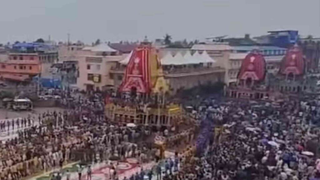 Puri Rath Yatra 2026, Rath Yatra 2026, Jagannath Rath Yatra, Puri chariots, Nandighosh, Taladwaja, Darpadalan, SJTA, Odisha security arrangements, Puri weather alert, Rath Yatra live updates, Grand Road Puri, Jagannath Temple Puri, Chhera Pahanra, Gajapati Maharaja, IMD Puri rain alert