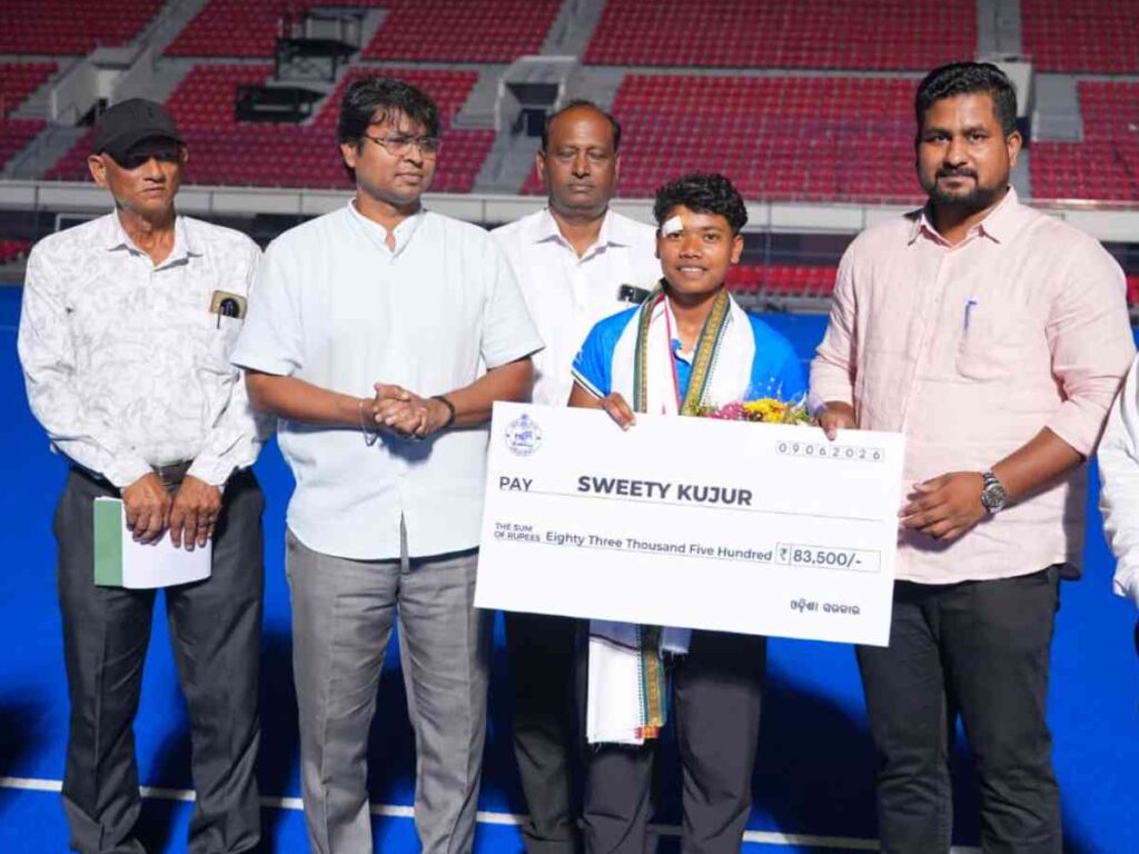 Sweety Kujur, Sweety Kujur hockey, India U-18 women's hockey team, Under-18 Asia Cup 2026, Sundargarh hockey, Odisha hockey, Hockey India, Indian women's hockey, Panposh Sports Hostel, Rajgangpur, Odisha sports, junior hockey captain