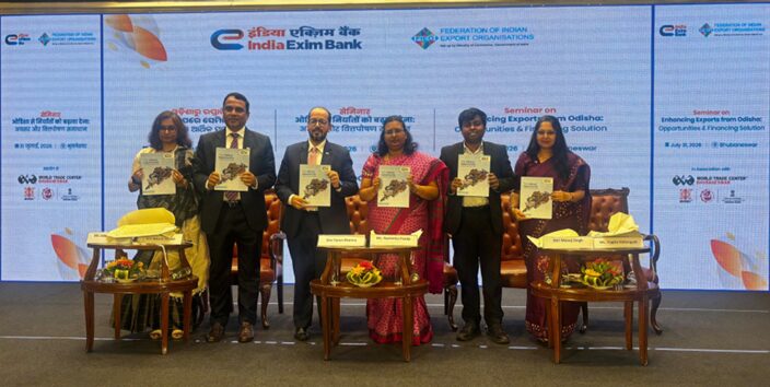 Exim Bank Bhubaneswar, Odisha export ecosystem, export-led growth Odisha, Tarun Sharma Exim Bank, Rashmita Panda MSME, FIEO Odisha seminar, Trade Assistance Programme TAP, The Odisha Opportunity report, MSME export financing, global trade Odisha