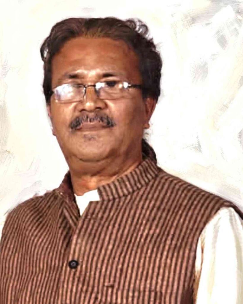 Baladev Maharatha, Baladev Maharatha artist, Odisha painter, Indian contemporary artist, Indian style painting, Odisha art, Odia artist, B.K. College of Art & Crafts, Khallikote Art College, Visva Bharati University, fresco painting, Indian art, Odisha culture, contemporary art, Lalit Kala Akademi