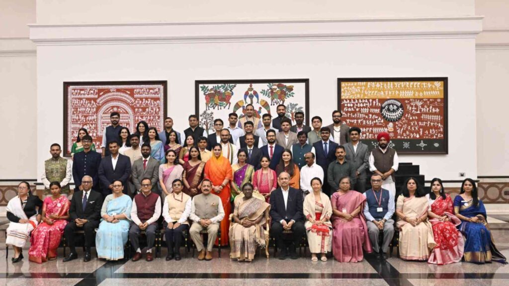 Odisha startups, Rashtrapati Bhavan, Atal Innovation Mission, Startup Odisha, innovation, Odisha MSME, GARGI Robotics, Newrup Tech Solutions, Urban-Hyphae Bioscience, clean energy, healthcare innovation, sustainable materials, startup ecosystem, entrepreneurship, President Droupadi Murmu