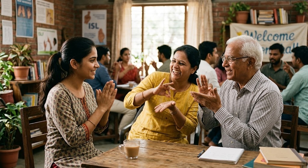 Indian Sign Language, ISL deaf community, Sanketa Mo Bhasha Odisha, Rights of Persons with Disabilities Act, inclusive communication India