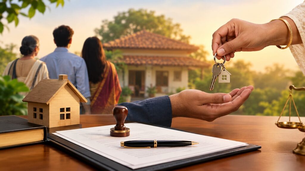 relinquishment deed, release deed for property, family settlement deed, inherited property rights, property inheritance in India, transfer of inherited property, legal heirs property rights, ancestral property transfer, property deed registration, Sub-Registrar Office, mutation of property records, Odisha property registration, property law in India, family property disputes